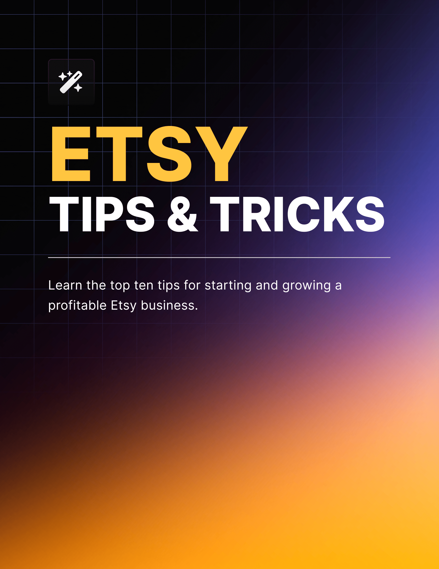 Etsy Tips and Tricks - Ebook