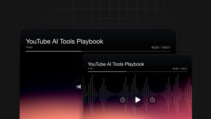 YouTube AI Tools Playbook - Masterclass - Video Edition